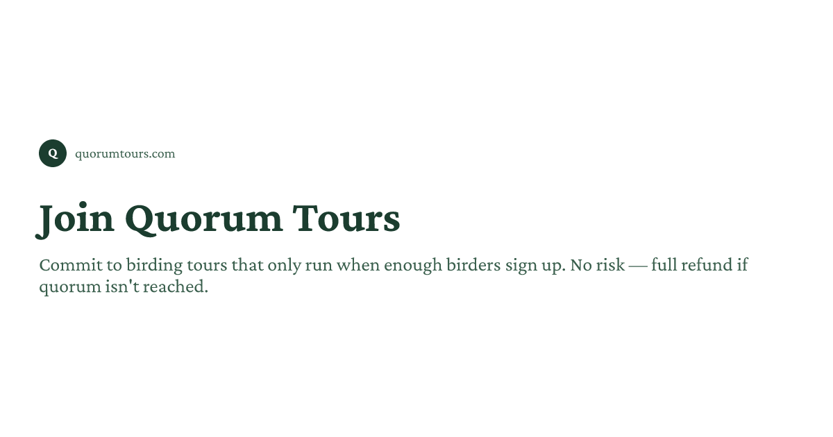 Create Account | Quorum Tours